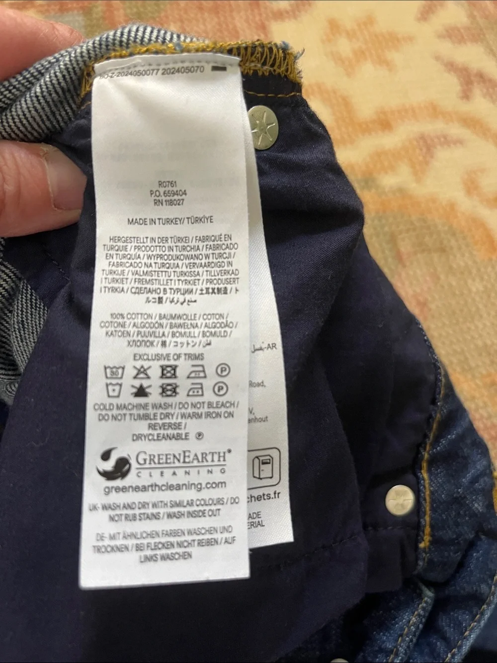Boden Blue Demin Jeans Size 30R - Picture 6 of 8